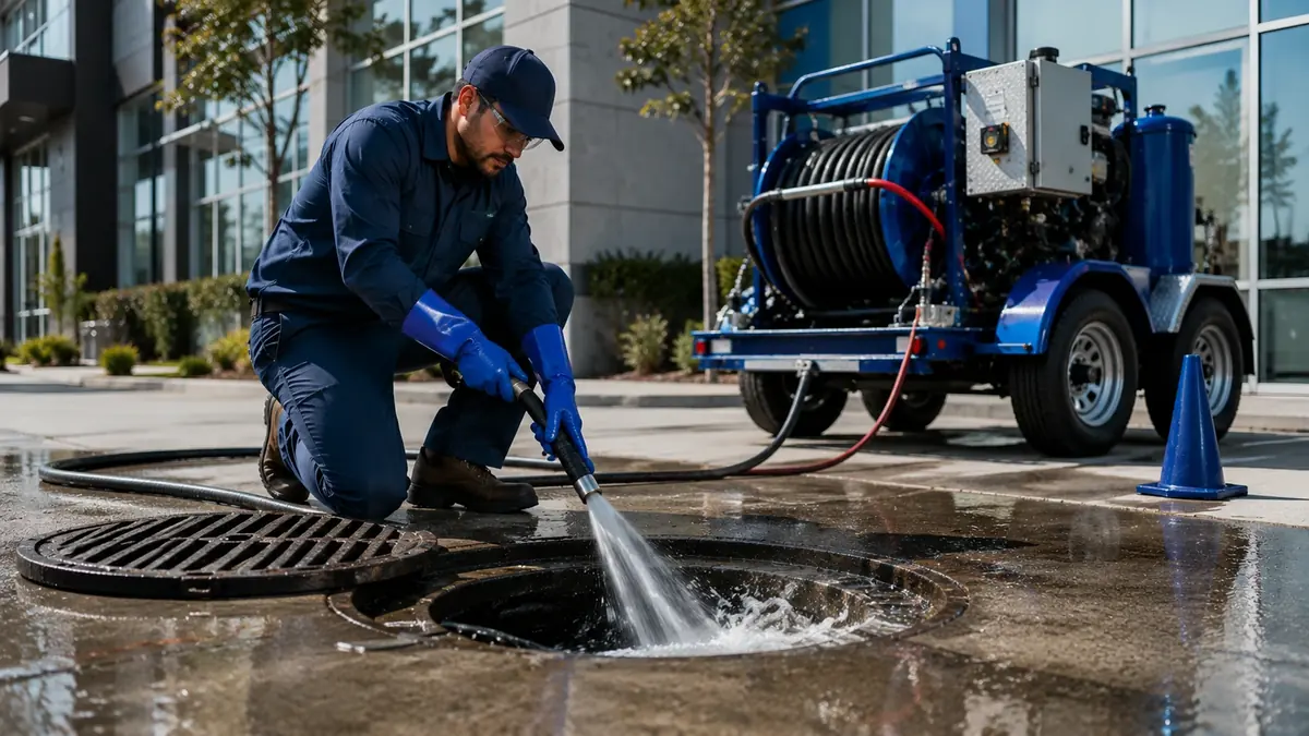 Commercial Hydro Jet Drain Cleaning in Tulare