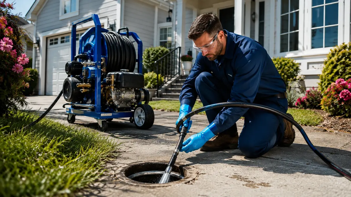 Residential Hydro Jet Drain Cleaning in Tulare