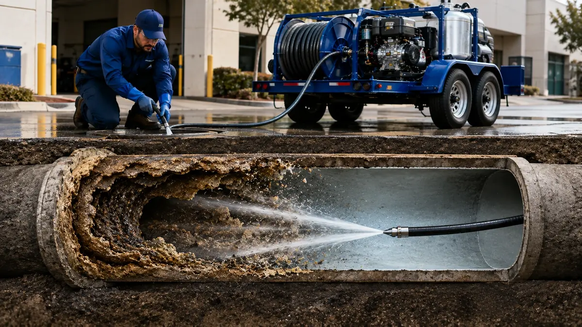 Sewer Pipe Descaling in Tulare